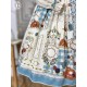 Miss Point Tea Party Daily Skirt with Detachable Shoulder Straps(Reservation/3 Colours/Full Payment Without Shipping)